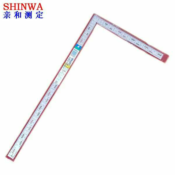 日本亲和企鹅不锈钢曲尺直角尺拐尺加宽加厚11481/10405/50*25cm