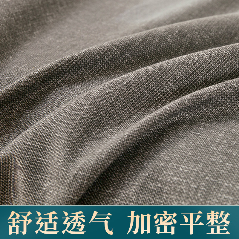 冬季老粗布枕套一对装大号成人全棉纯棉加厚不起球冬天单人枕头套