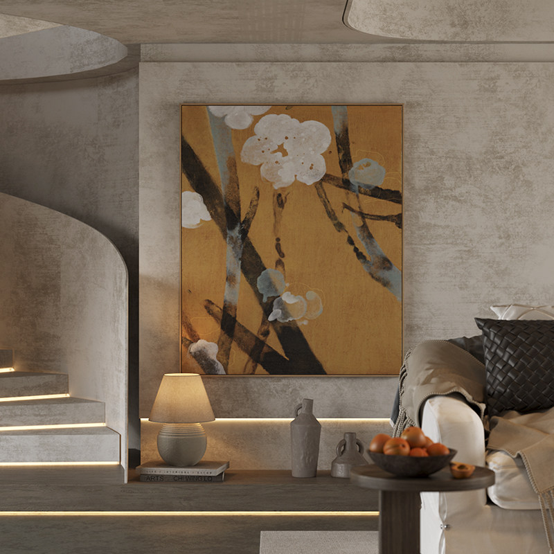 侘寂风客厅装饰画高级感沙发背景墙壁落地画巨大幅抽象挂画玄关画,家居饰品,现代装饰画,淘宝优惠券,粉丝福利购,淘宝优惠卷