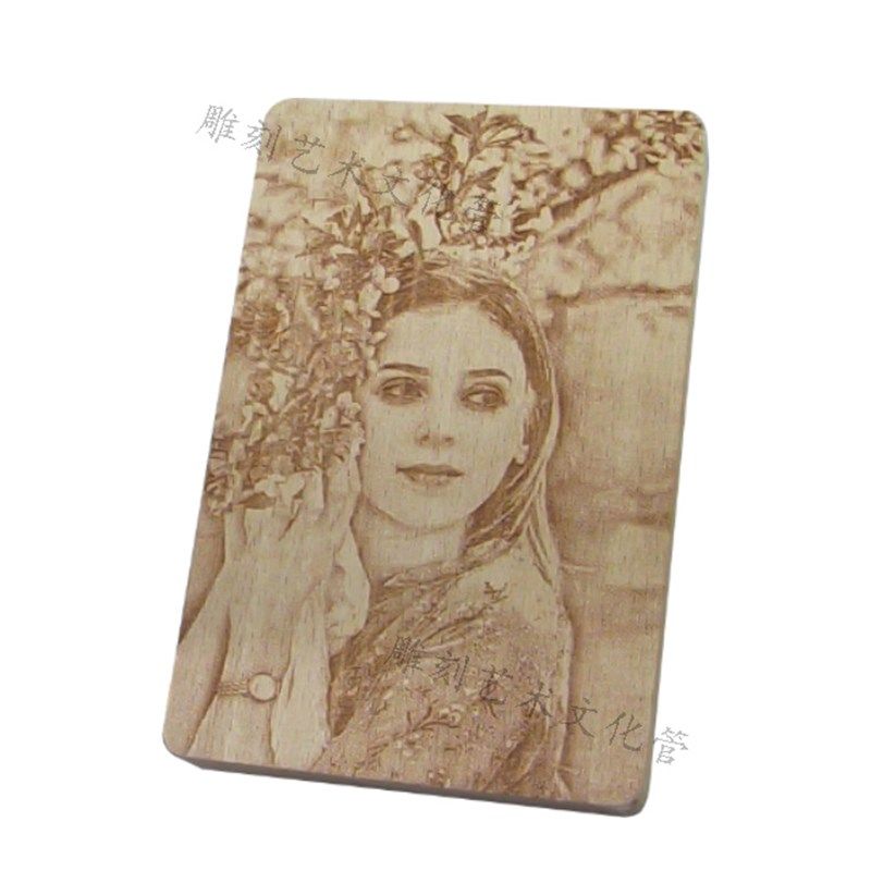 照片定制木刻画激光雕刻生日情人节礼物女生男女友闺蜜妈妈纪念日