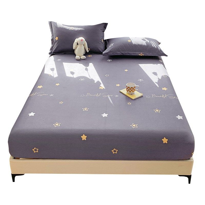 新疆棉加厚全棉床笠单件纯棉床罩三件套150x200cm床垫保护套全包,床上用品,床笠,淘宝优惠券,粉丝福利购,淘宝优惠卷