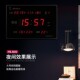 北极星数码 2019客厅挂墙壁挂挂钟家用 万年历电子钟表日历时钟新款