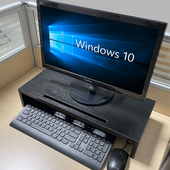 加长24宽台式 电脑显示器增高架办公桌上置物键盘收纳手机IPAD卡槽