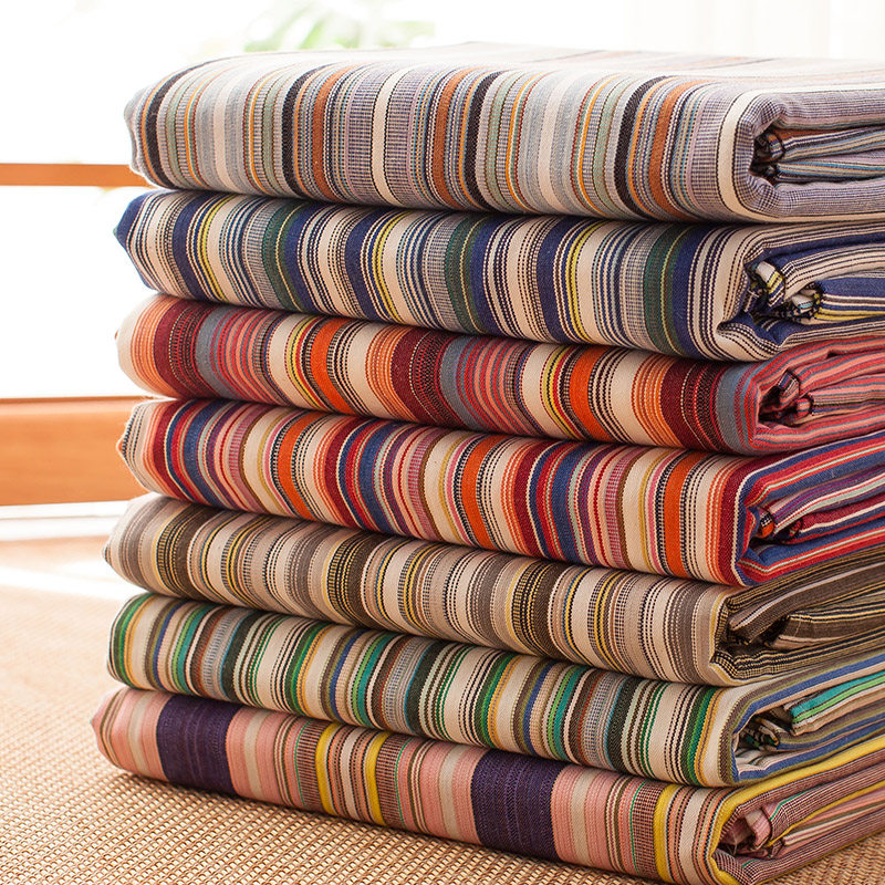 老粗布纯棉床单单件单人床单被单全棉双人棉布加厚学生1.51.8m