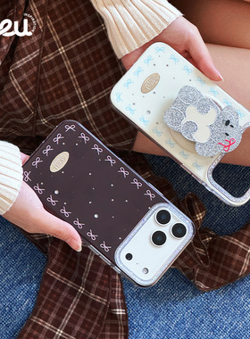 seeu闪闪梦境磁吸手机壳苹果iphone17promax手机支架防摔保护壳清新可爱