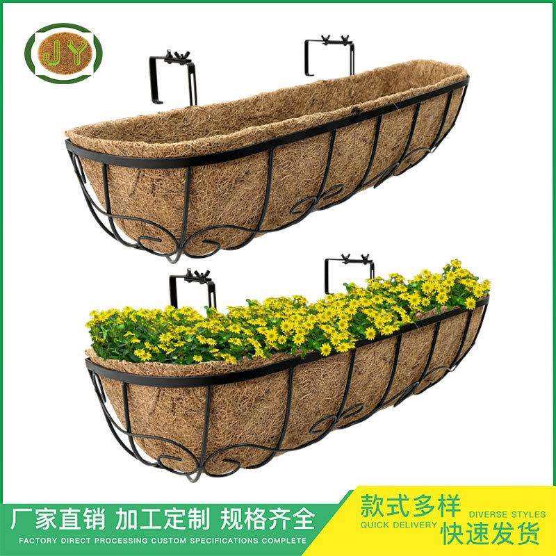 厂家直销跨境热卖铁艺椰棕壁挂花盆，庭院阳台椰棕壁挂花篮,玩具/童车/益智/积木/模型,毛绒/玩偶/公仔/布艺类玩具,淘宝优惠券,粉丝福利购,淘宝优惠卷