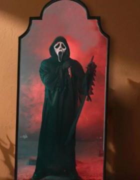 跨境新品Ghost Hologram Mirror 幽灵全息镜新奇尖叫鬼镜万圣节