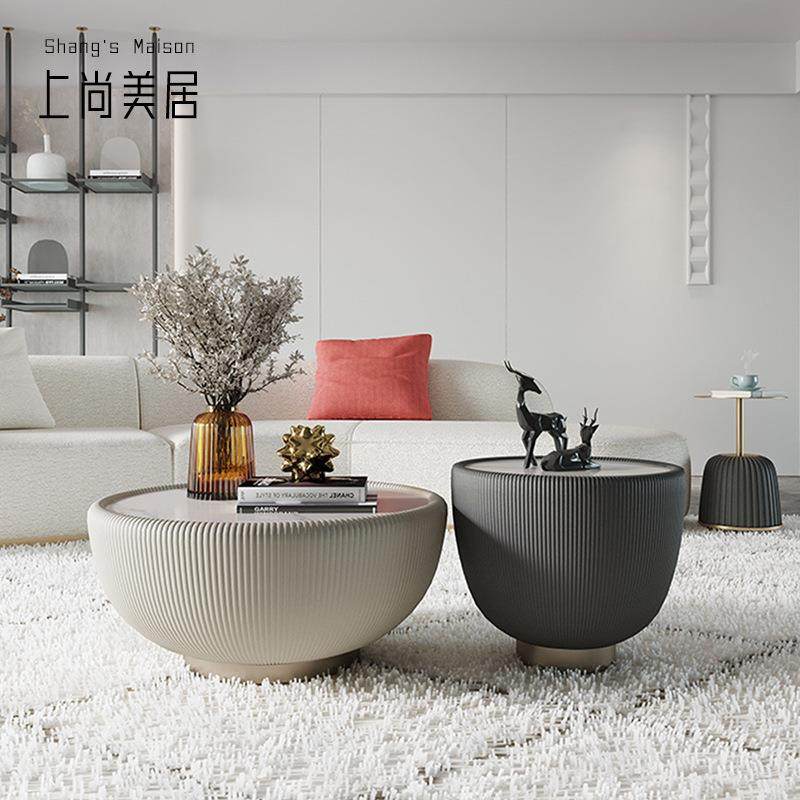 意式轻奢岩板茶几 简约设计师创意不锈钢皮艺家具大小圆茶桌组合,玩具/童车/益智/积木/模型,毛绒/玩偶/公仔/布艺类玩具,淘宝优惠券,粉丝福利购,淘宝优惠卷