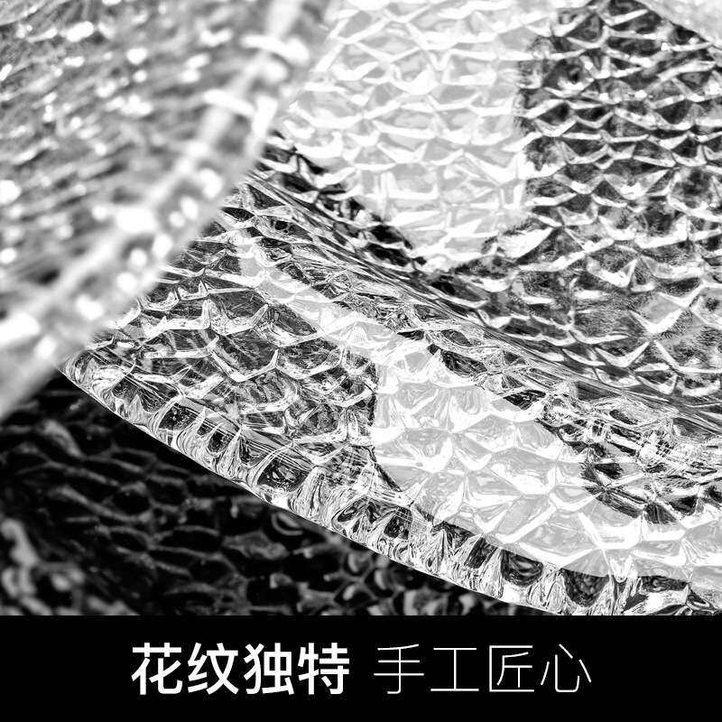 意大利进口水晶玻璃果盘北欧客厅点心盘家用大水果菜盘子餐具