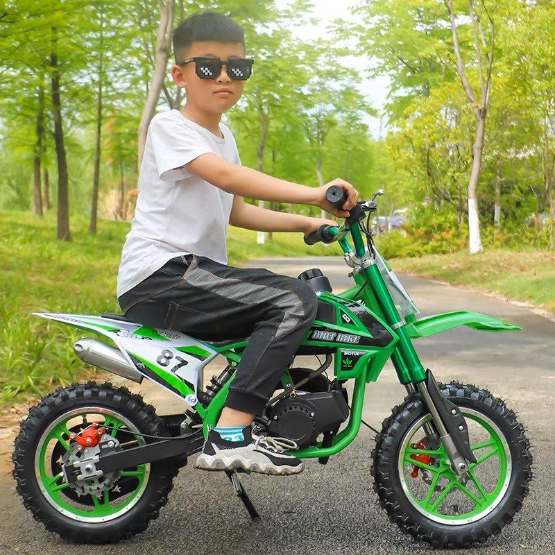 49cc迷你越野摩托车儿童机车汽油小越野山地摩托车小型