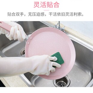 双双牌白色加厚正宗牛津防切割防撕裂杀鱼防刺洗碗胶皮乳胶手套