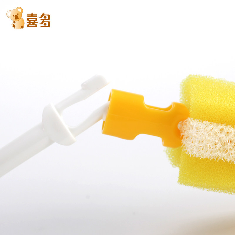 喜多洗奶瓶刷清洁套装清洗婴儿宝宝用海绵刷头涮子工具刷子奶刷器