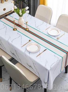 高档结防婚红色桌布防水防油免洗喜烫庆婚庆长形p方vc餐桌布茶几