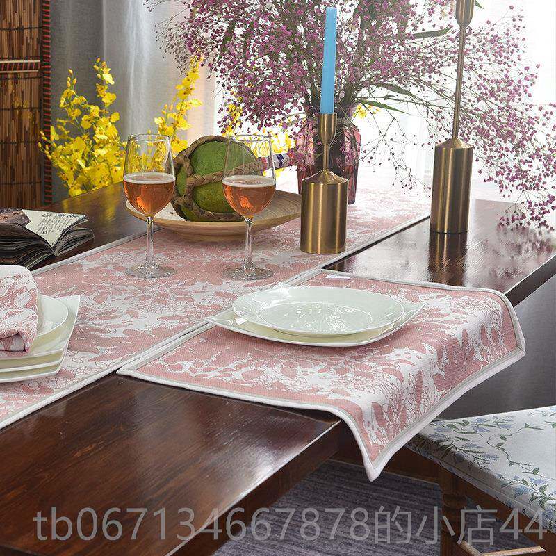 高档瑞典Eklned美国桌旗欧洲u高端奢华咖约啡桌布斯堪的纳维亚现