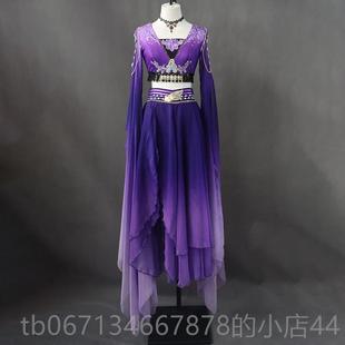 定 服逆水寒手游蹈舞宣传cospla装 高档新款 古演出服唐诗逸问灵同款