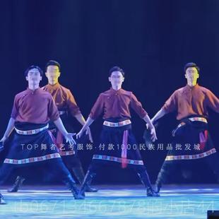 高档乖乐鼠藏族舞出服男女演维吾尔族服装 少数演民族舞台表服饰成