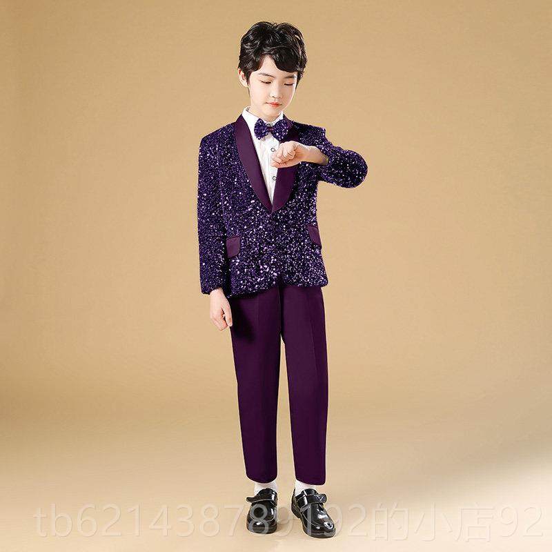 高档小男孩幻子想灰色亮钢孩片琴表演服装男舞台表演服装小西装裤,童装/婴儿装/亲子装,儿童礼服,淘宝优惠券,粉丝福利购,淘宝优惠卷