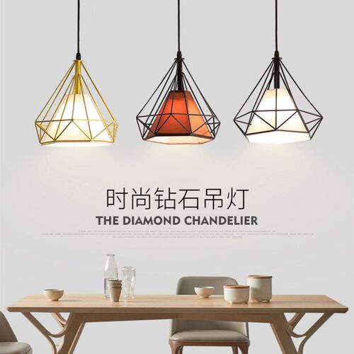 餐厅灯饭厅灯厨房吊灯2022年新款网红掉灯奶茶店商用灯具歺桌灯