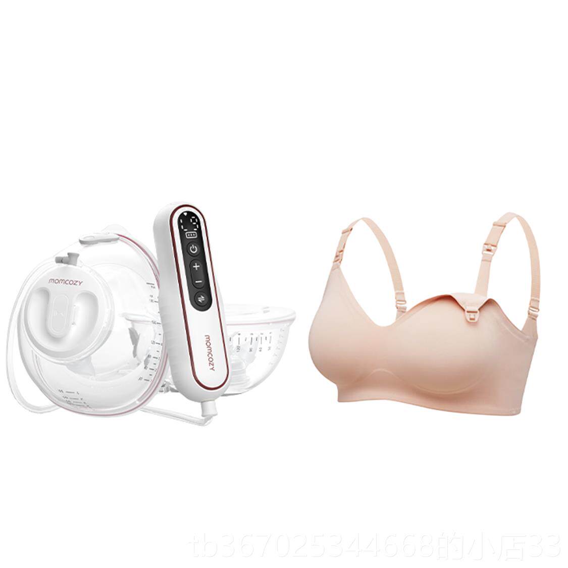 正品Momcozy电动可穿戴式V免挤奶机全动便携自式双侧乳房收集器提