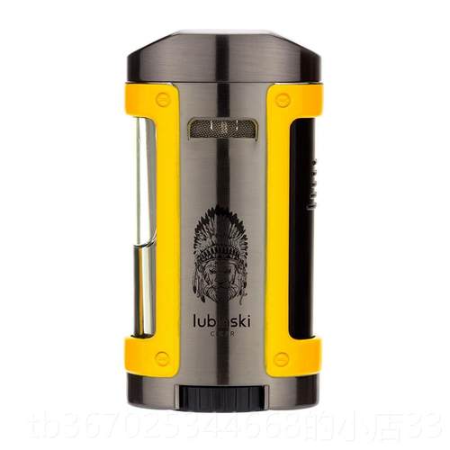 正品ILUBNIK鲁宾斯基四直冲防风金属电镀锌合金S电镀喷漆雪茄打火