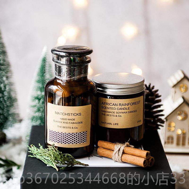 正品圣诞节香薰蜡烛礼装生礼物女生闺盒蜜公日司派对员工礼品套伴