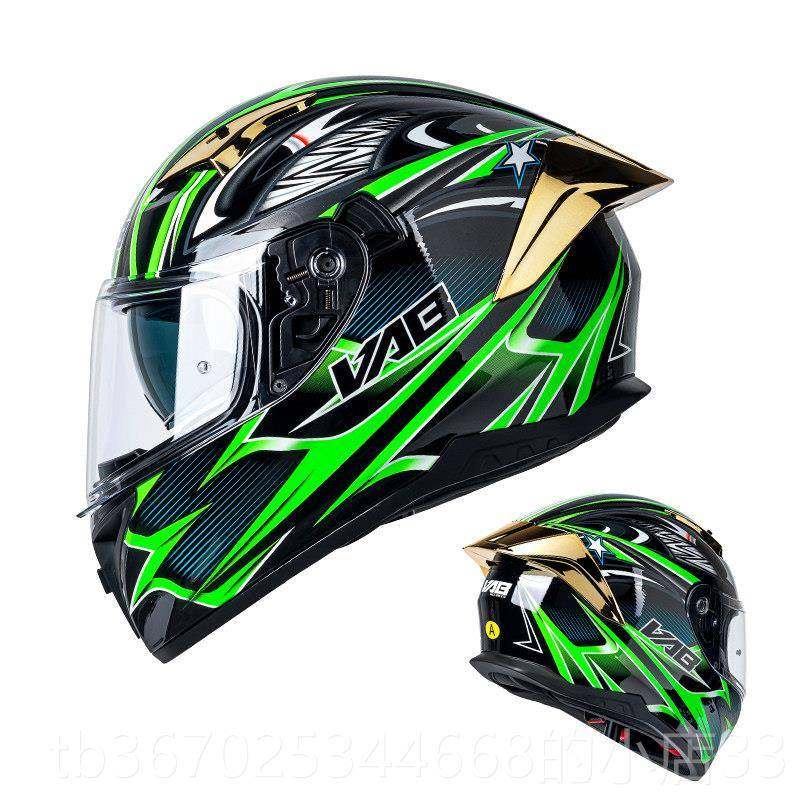 正品蓝牙机车3C认证电摩托车头盔男覆雾式冬季复古个性女骑士动全