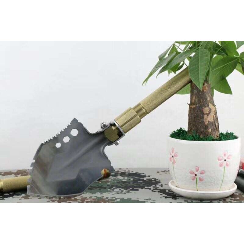 户外多功能铲铁锹车载铲子钓鱼野营工具工兵铲园艺锄地便携钢锹