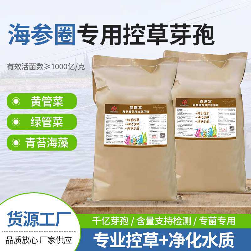 青苔海藻控草芽孢水产养殖专用1000亿海参圈专用控草芽孢