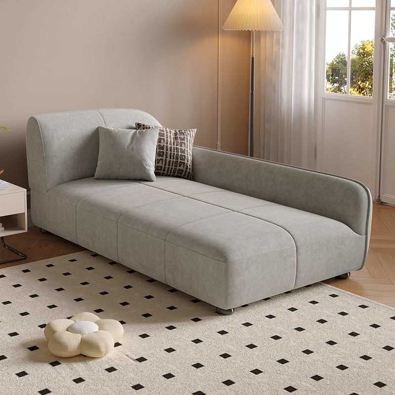 北欧轻奢高级感客厅防猫抓小户型防水单人沙发可躺可睡懒人贵妃椅