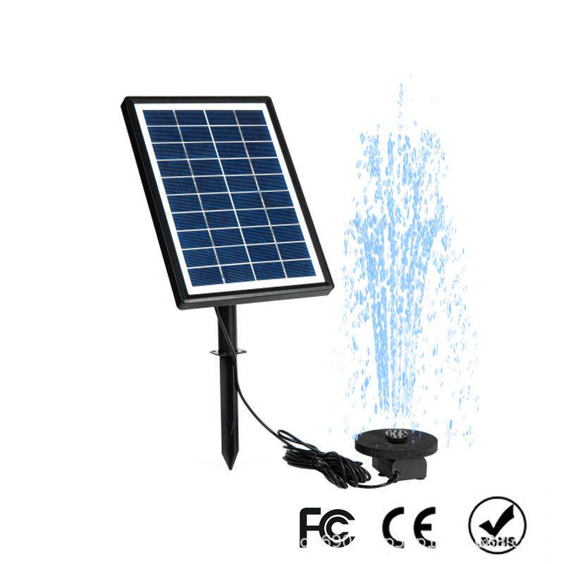 新款鸟浴太阳能喷泉花园微型分体式喷泉户外景观水池喷泉