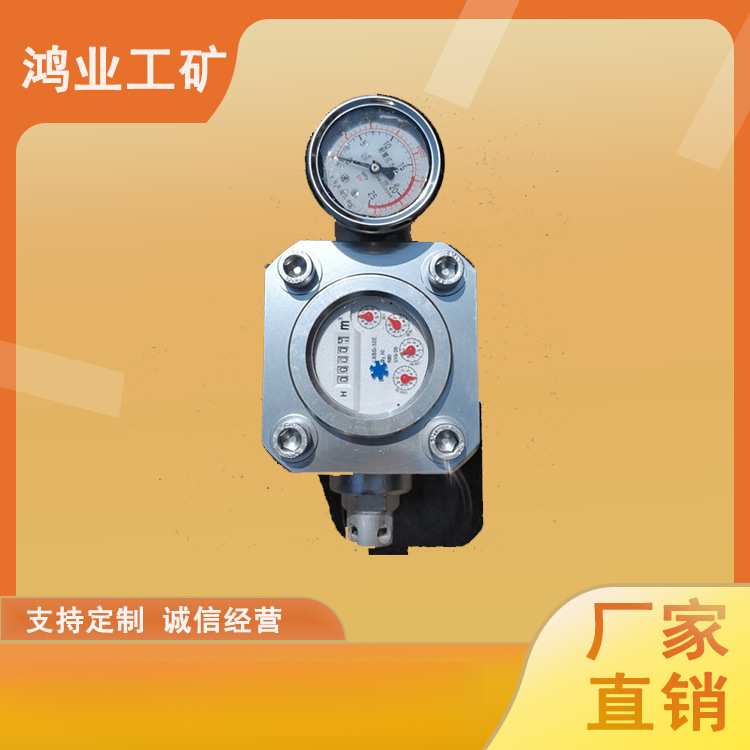 SGS型煤层注水高压水表 双功能测压水表 数字轮式显示 直读式
