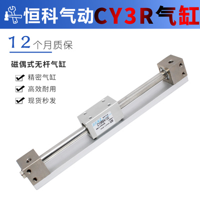 CY1R无杆气动气缸系列CY3R/6/10/15/20/25-100-200-300-400-500