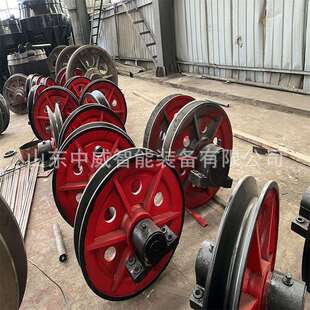 供应矿用悬吊天轮提升绞车钢丝绳引导悬吊天轮MZS2.1型悬吊天轮