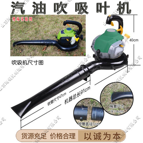 草坪花圃垃圾清扫机 小型足球场碎叶清理机 手提汽油式果园吸叶机