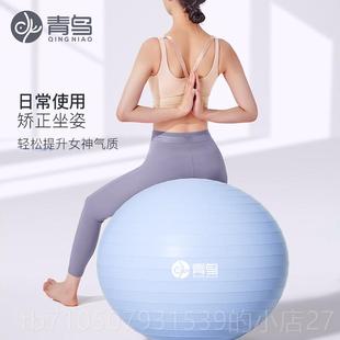 正品青鸟瑜感伽球加复厚防爆身孕妇专用助产后修减肥健球儿童统训