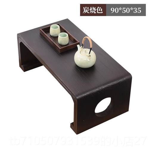 正品榻简约日式米简约桌实木泡桐榻桌电脑桌窗台咖啡桌中式学校桌