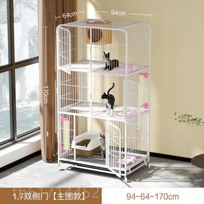 正品别号墅型特大猫笼三层家用猫笼子超大自由大空间室猫内猫屋猫