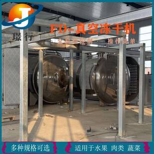 猕猴桃真空冷冻干燥机百香果脆片生产设备蘑菇菌圣鲍菇真空冻干