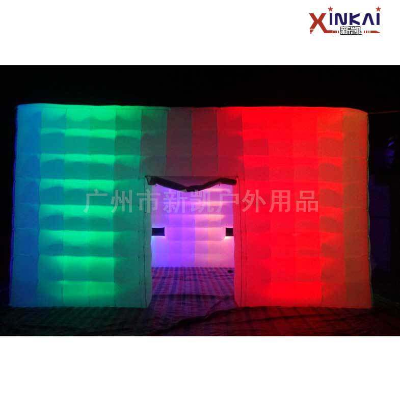 厂家直销 户外折叠充气LED帐篷灯光 便携式移动摄影棚 照相亭
