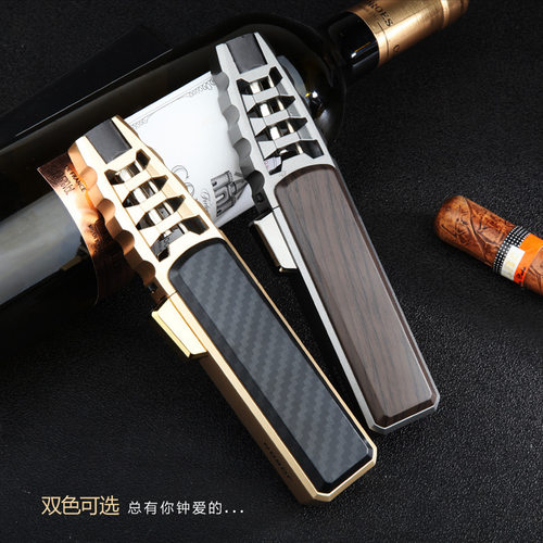 ZB588一把刀喷枪金属直冲打火机