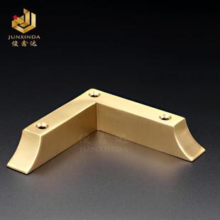 L脚铜脚套黄铜沙发脚套铜配件椅子脚套桌椅脚套椅凳脚套铜家具脚