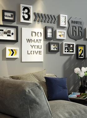 包邮沃特豪斯实木相框创意照片墙/相框墙/相框组合