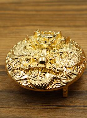 黄铜龙头平滑扣皮带扣头板扣古巴扣自动扣 DIY风尘扣财布扣皮带头