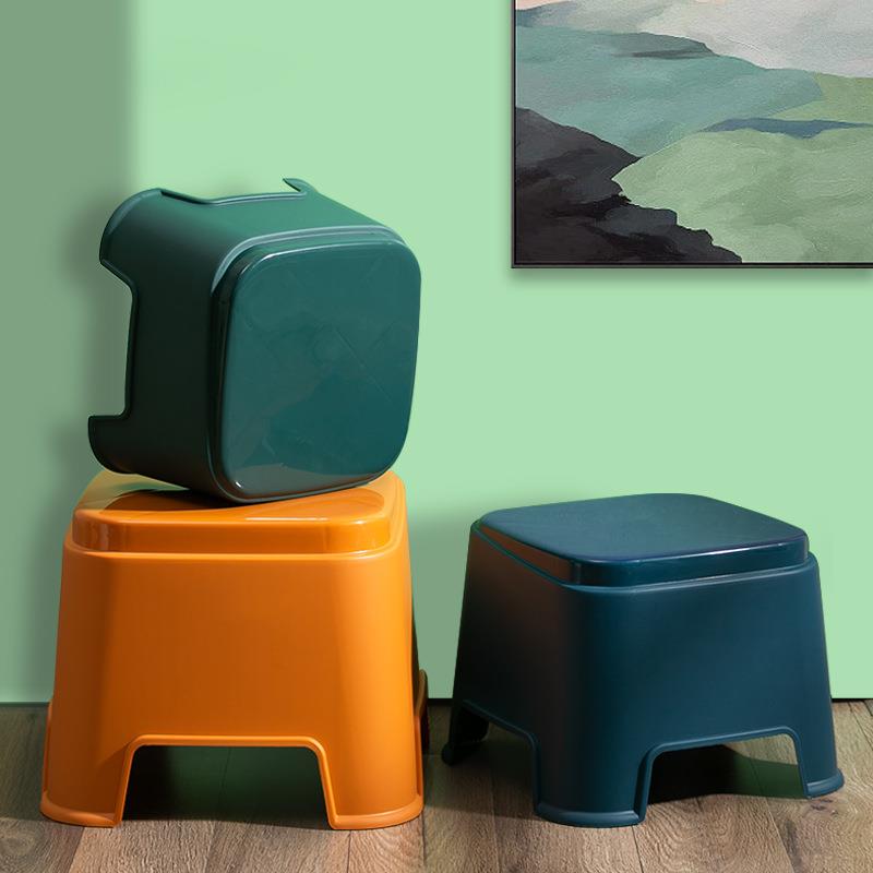 塑料凳子家用加厚北欧创意客厅餐桌小板凳学生儿童矮凳浴室换鞋凳