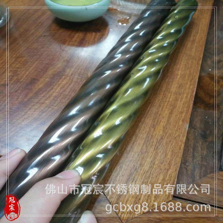 304不锈钢木纹板彩色木纹装饰平板热转印仿木纹橱柜压花门板折弯