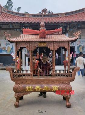 铸铁香炉 寺庙香炉户外大型烧香炉大型景区香炉 宗祠天地炉香火鼎