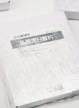 乐凯黑白页片4*5 4x5黑白胶片iso100黑白页片人相50张24年11月产