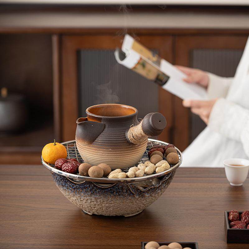 围炉煮茶壶家用室内电陶炉全套罐罐茶烤奶茶壶陶罐陶壶烤火炉器具,模玩/动漫/周边/娃圈三坑/桌游,模型制作工具/辅料耗材,淘宝优惠券,粉丝福利购,淘宝优惠卷