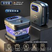 新款 德家国杀菌可泡折叠洗脚桶全自动按摩器足浴盆用恒温加热电动