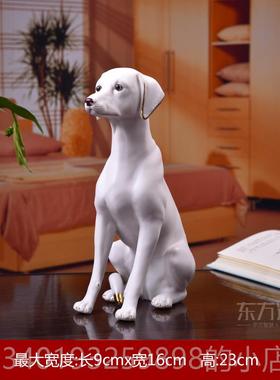 新款哥东方泥土《八犬》礼陶瓷招财狗 家居客书厅房桌面装饰品品
